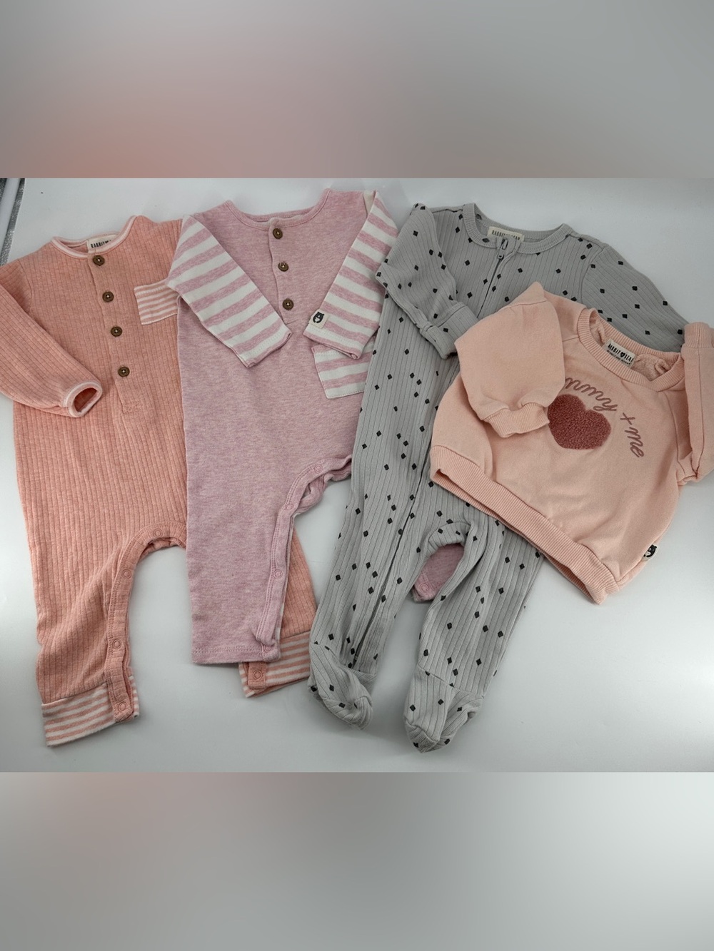 RABBIT + BEAR BY EMILY AND OLIVER Baby Size 6-9Month 4 Piece Bundle